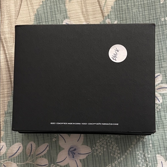 Coach Black Watch Storage Box - Picture 3 of 3
